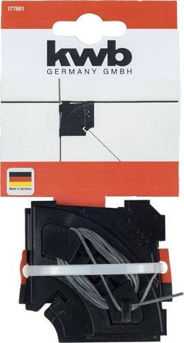 Kwb 177601 Fliesenecken mit Gummischnur in Schwarz aus Kunststoff - Bild 1