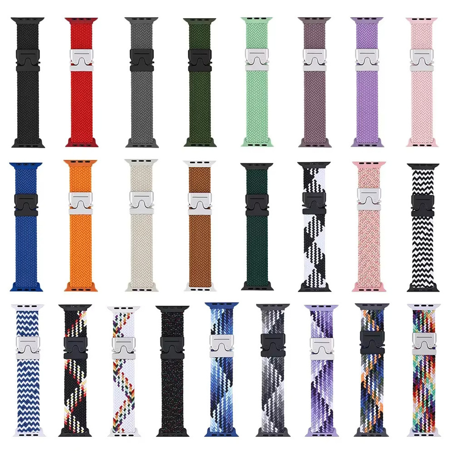 Uhrenarmband Nylon, geflochten, bunt, Unisex - Bild 3