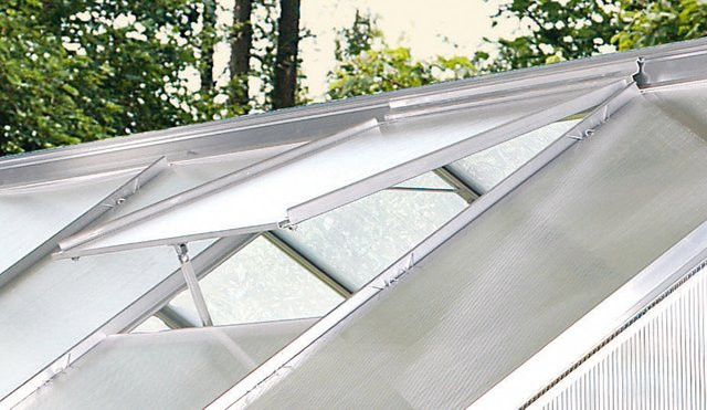 Vitavia Dachfenster Calypso für Gewächshaus aus Aluminium in Silber - Bild 1
