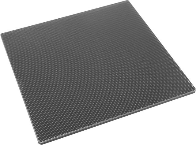 Painter 3D-Drucker Glasplatte aus gehärtetem Glas mit mikroporöser Beschichtung, grau, B/T/H: 15,0 x 15,0 x 0,4 cm - Bild 1