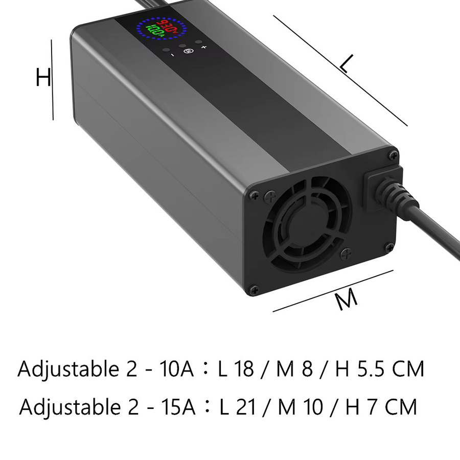 Southrol Einstellbares Lithium-Ladegerät für Li-ion und LiFePO4 Akkus 10-93V 20A - Bild 4