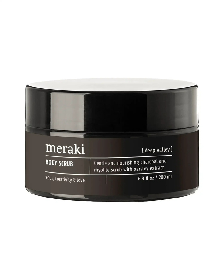 Meraki Körperpeeling mit Aktivkohle, 200 ml, Unisex - Bild 1
