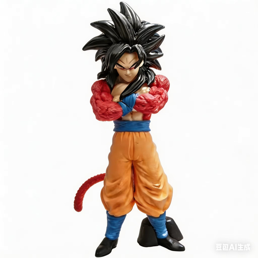 Bandai Dragon Ball Z Anime Figur Son Goku SSJ4 Actionfigur aus PVC, Multicolor, Höhe: 14 cm - Bild 6