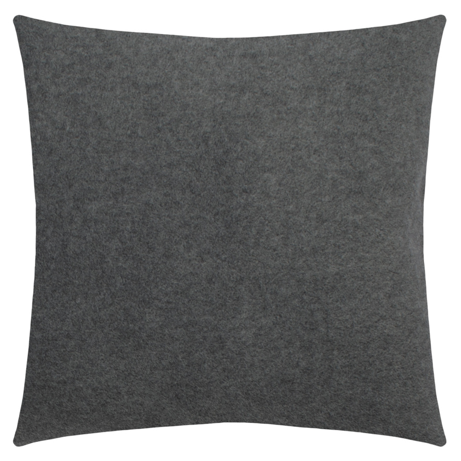 Zoeppritz Soft-Fleece Kissenhülle Grau, Quadratisch, B/T/H: 40 x 40 x 1 cm - Bild 1