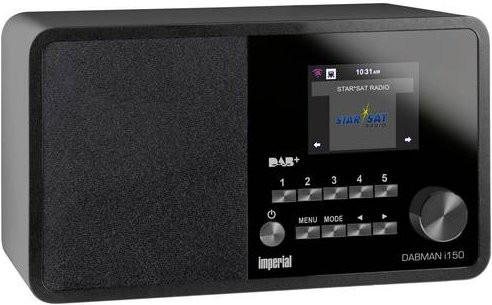Imperial DABMAN i150 Internet Tischradio in Schwarz mit DAB+, UKW, WLAN und LAN - Bild 1