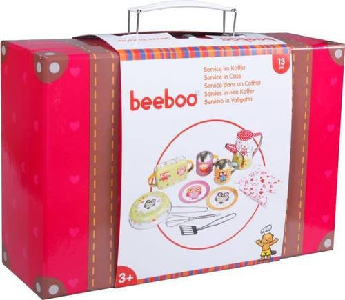 Beeboo BEK Service im Koffer, 13 Teile für Kinder ab 3 Jahren - Bild 1