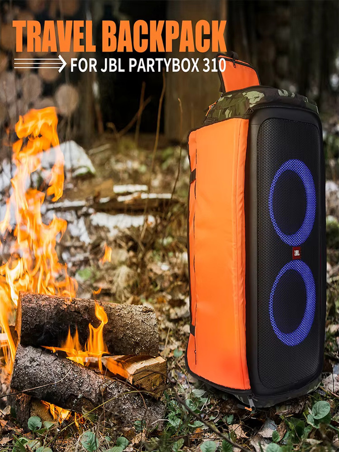Wasserdichte JBL PartyBox Umhängetasche in Schwarz mit großer Kapazität und faltbarem Design - Bild 6