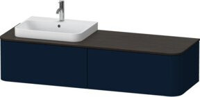 Duravit Waschtischunterschrank Happy D.2 Plus in Blau s-matt, Wandmontage, B/T/H: 160 x 55 x 35,4 cm - Bild 1