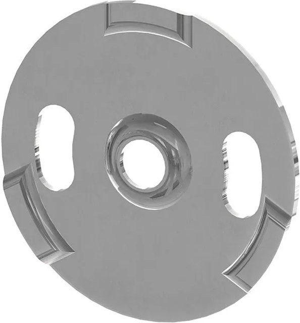 FeNau Clipsrosette V2A Rund für Handlaufhalter aus Edelstahl in Silber - Bild 1