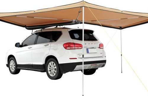 VEVOR Auto Markise 270 Grad mit UV50+ Schutz und wasserdichtem Polyester-Gewebe für Camping und Fahrzeuge - Bild 1