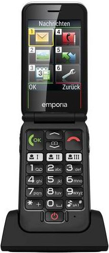 Emporia JOY Senioren-Klapphandy mit SOS-Taste in Schwarz - Bild 2