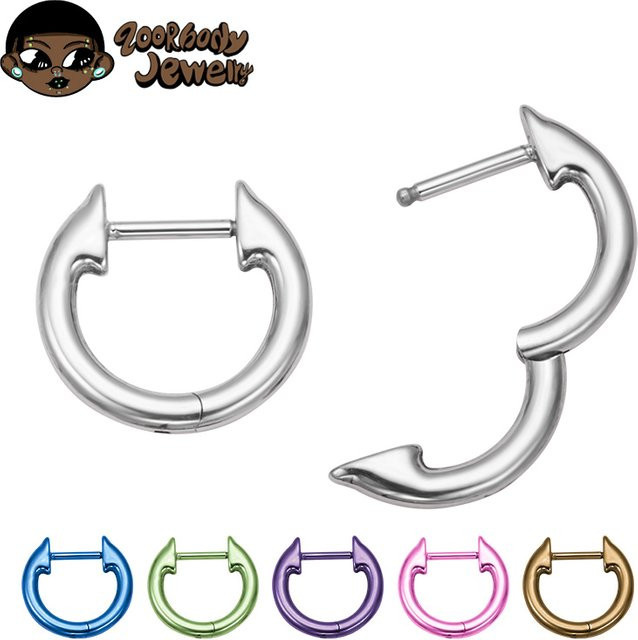ZOORBODY JEWELRY Creolen, Titan, Unisex - Bild 1