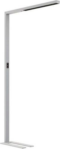 LEDmaxx Linus SLS3 LED-Standleuchte in Silber, dimmbar, 80W, Up-Down-Licht für professionelle Arbeitsumgebungen - Bild 1