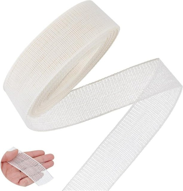 Fishbone Saum-Nähband für DIY Handarbeit in Weiß, 1,4 Zoll, 10 Yards Länge - Bild 1