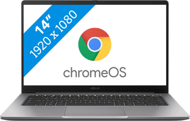 ASUS Chromebook CX1405CTA-MW0355 in Silber mit ChromeOS, 14 Zoll Display, Intel Core 3, 8GB RAM und 128GB SSD - Bild 1