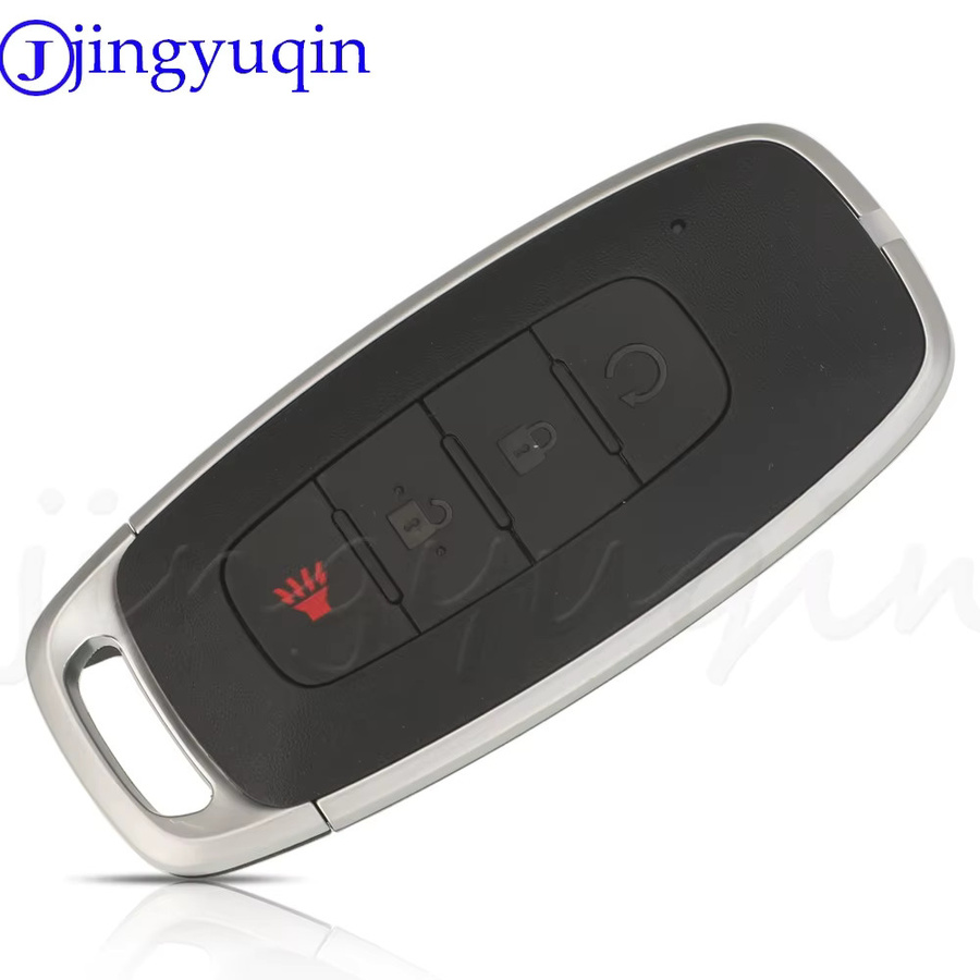 Smart Auto Schlüssel Fernbedienung von jingyuqin für Nissan Kicks Rogue Pathfinder 2023 2024, 433 MHz 4A, Farbe: Schwarz - Bild 3