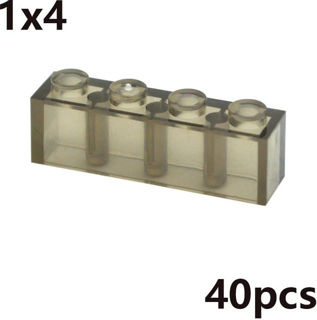 Bai Fen Bai MOC Transparent Dicke Bausteine, Kreatives Spielzeug, ab 3 Jahren - Bild 1