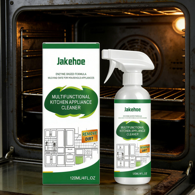 Jakehoe Küchengeräte-Reiniger Kraftvoller Fettlöser in Weiß, 120ml - Bild 1