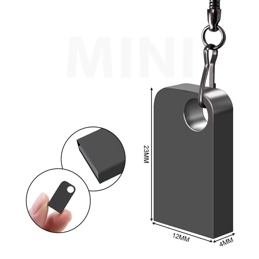 JASTER Mini-Auto USB-Stick 3.0 aus Metall in Silber - Bild 2