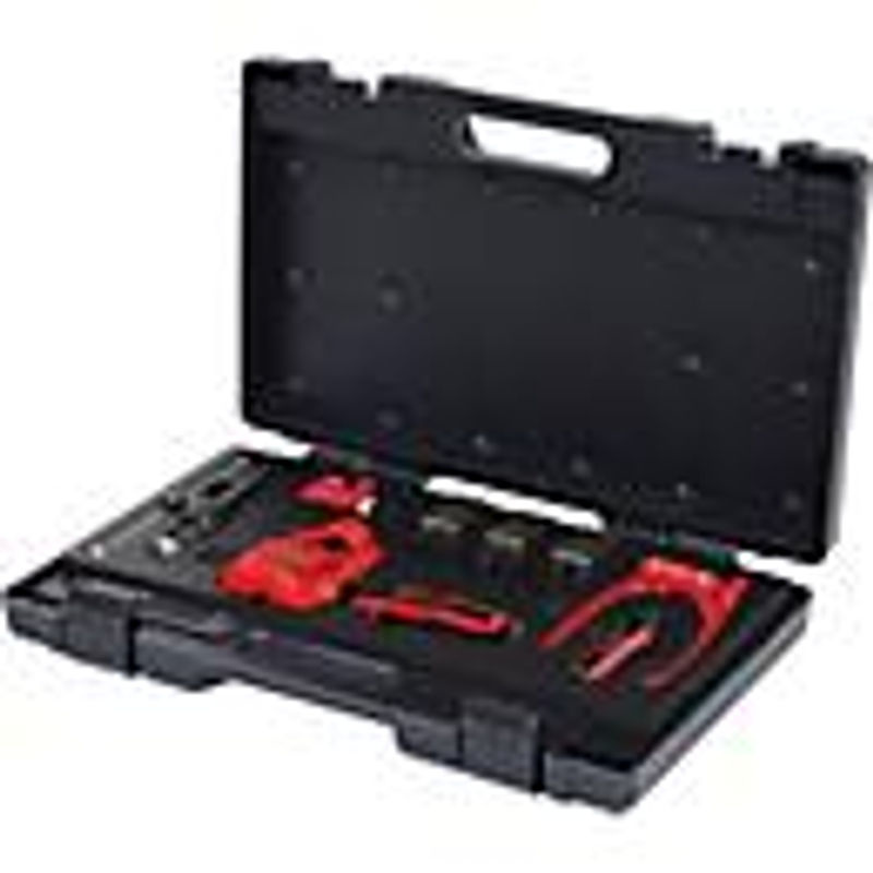 KS Tools FLAREFIX 1 Universal-Bremsleitungs-Bördelgerät-Satz mit Hydraulik-Spindel, 16-teilig - Bild 3