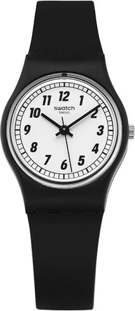 Swatch Armbanduhr, Kunststoff, Quarz, Schwarz, Damen - Bild 1