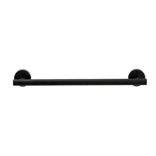 WENKO Badetuchstange Bosio aus Edelstahl in Schwarz Matt, Breite: 40 cm, Höhe: 5,5 cm - Bild 2