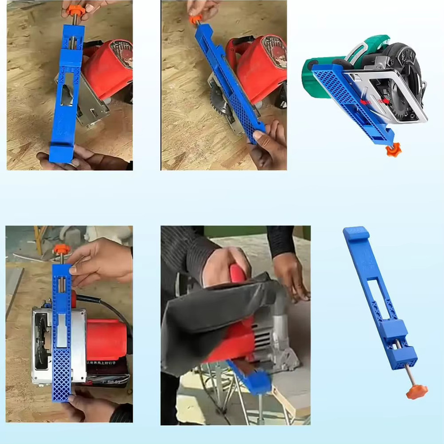Vibratite Einstellbare Schneidemaschinen Basis Guide für Kreissägen und Fräsen mit Zwei-Wege-Spannung für 5-6 Zoll - Bild 3