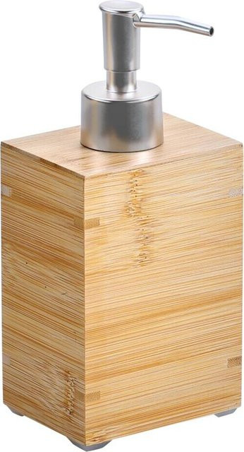 Kesper Seifenspender aus Bambus und Edelstahl in Braun/Mehrfarbig B/H/L: 6,5 x 18 x 8,5 cm - Bild 1