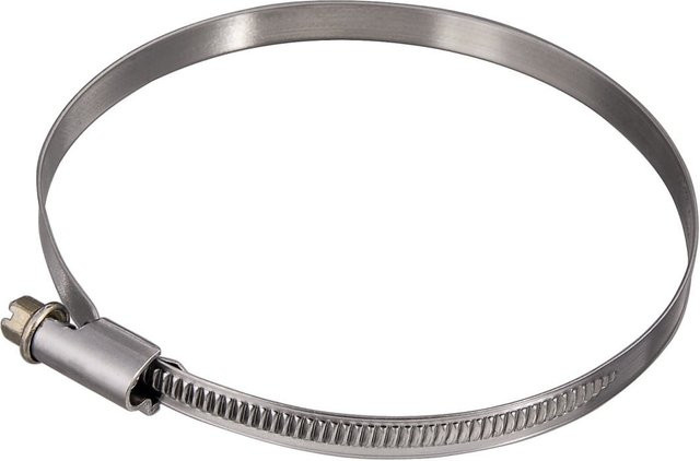 XavaX Schlauchschellen aus Edelstahl in Silber, 2 Stück, Durchmesser: 110-130 mm - Bild 1