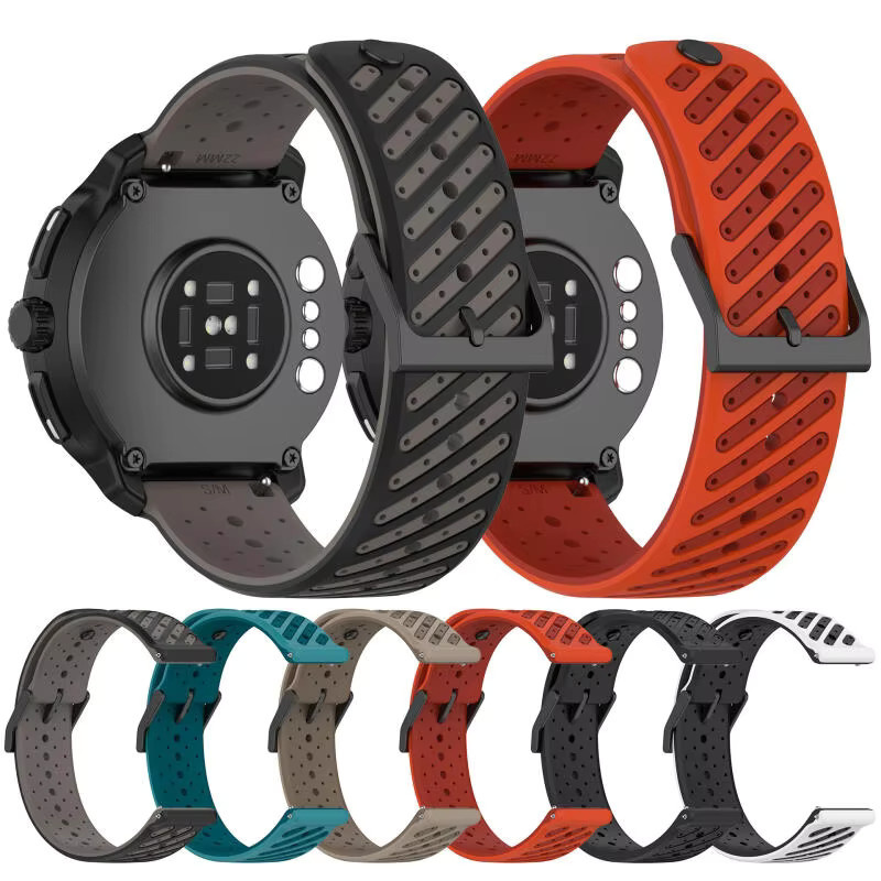 Suunto Uhrenarmband, Silikon, zweifarbig, 22 mm - Bild 2