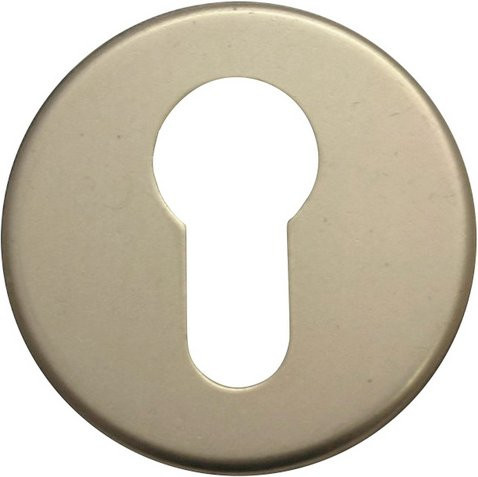 ALPERTEC Türrosette aus Aluminium in Silber matt, B: 49,0 cm, H: 11,7 cm, T: 2,0 cm - Bild 1