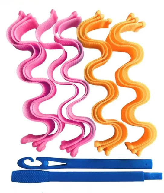 Heatless Lockenwickler Set, 12 Stück, Haar Styling Werkzeuge - Bild 1
