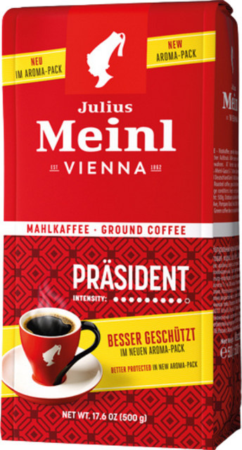 Julius Meinl Präsident, gemahlen, 500 g - Bild 1