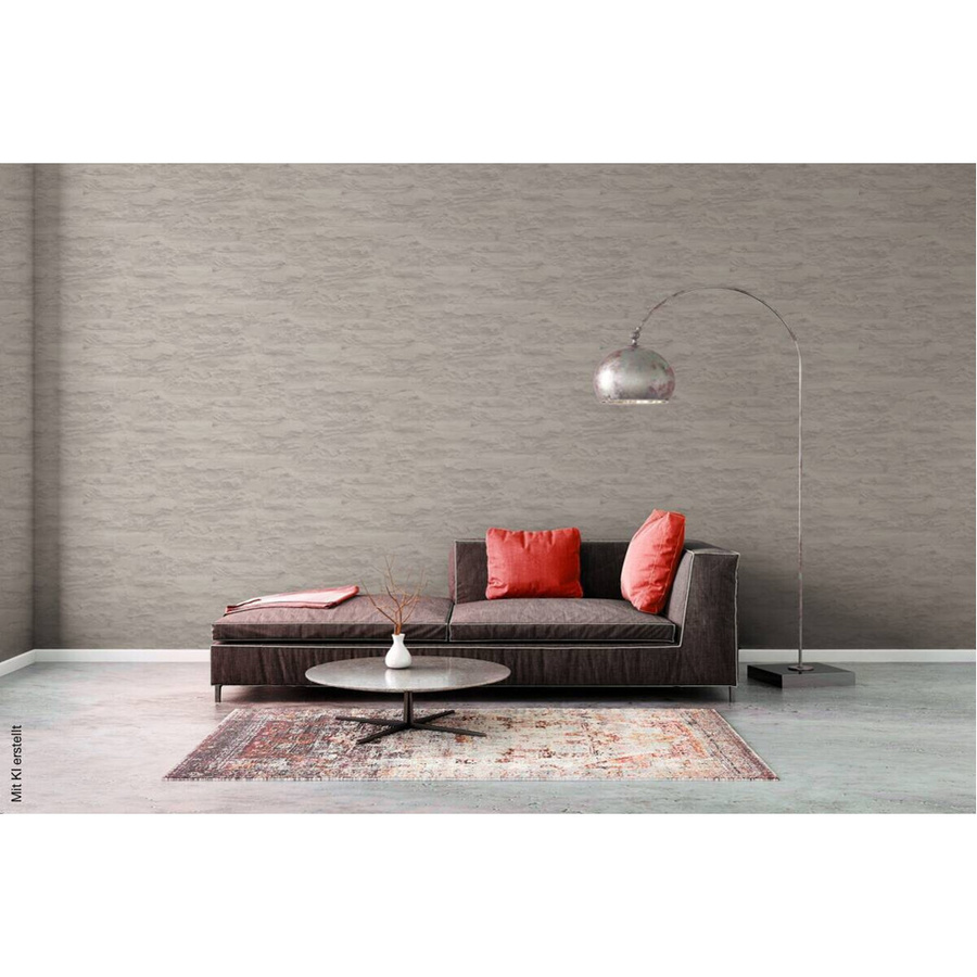 Livingwalls Vliestapete Best of Vlies Steine in Beige, Weiß und Grau B/L: 53 x 1005 cm - Bild 1