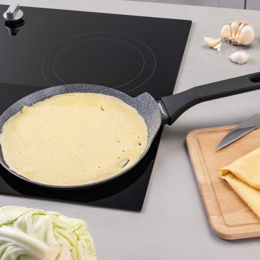 Fackelmann Crêpepfanne Cosmo aus Keramik in Schwarz-Grau, Ø 25 cm - Bild 2