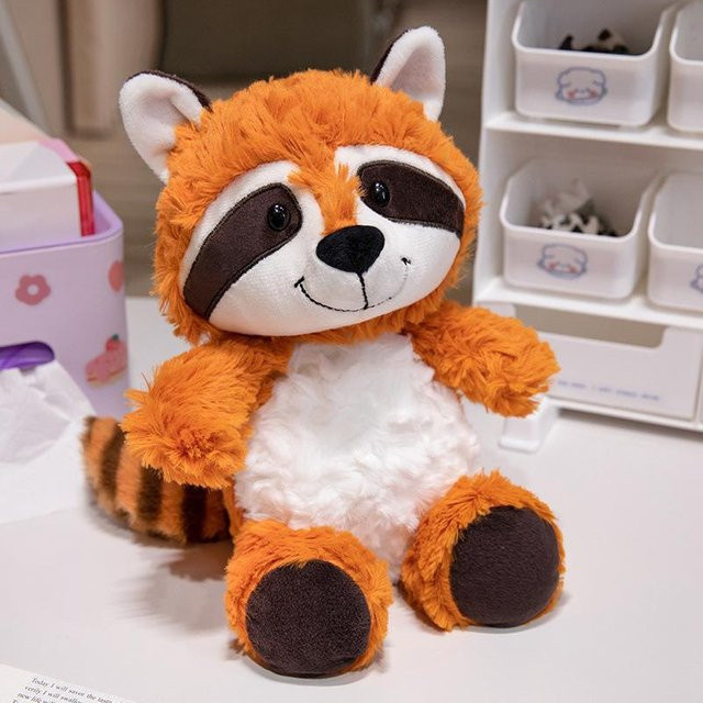 Yiran toy Waschbär Foxy Faultier, Plüsch Puppe, 25cm - Bild 1