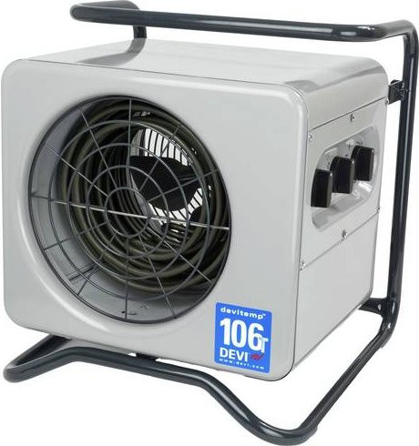 Danfoss Heizlüfter devitemp 109 T in Grau mit Timer und Thermostat - Bild 1
