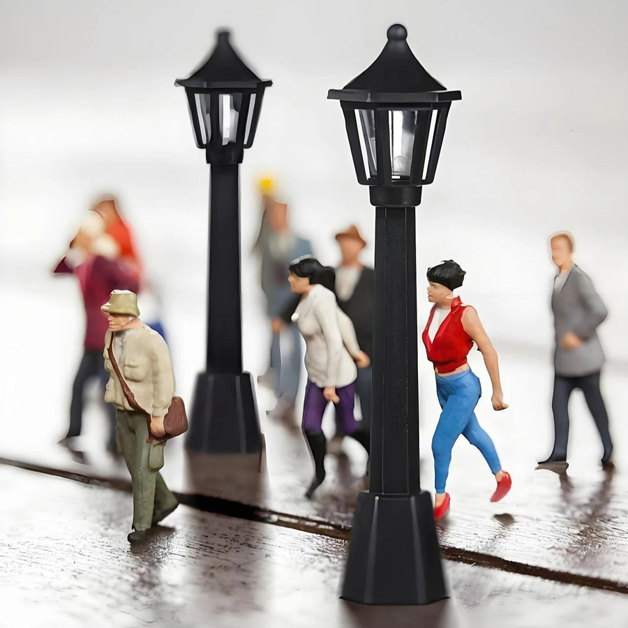 Yiran toy Miniatur Straßenlaterne Lampe 14-teiliges Set - Bild 5