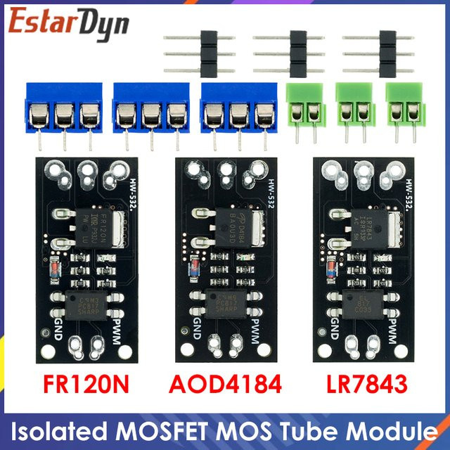 Estardyn Isoliertes MOSFET MOS Röhren-FET-Modul Ersatzrelais in Schwarz - Bild 1
