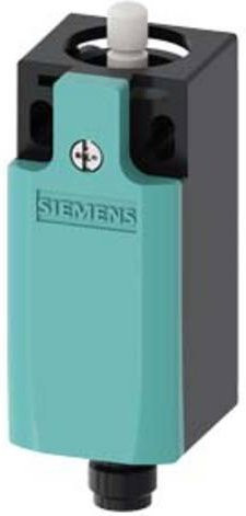 Siemens Positionsschalter 3SE5214-0KC05-1AE1 mit 4A Kuppenstößel und Teflonstößel in Türkis - Bild 1