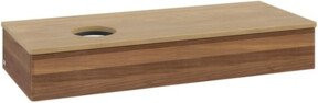 V&B Waschtischunterschrank Antao mit Beleuchtung in Eiche Honig, B/T/H: 120 x 50 x 19 cm - Bild 1