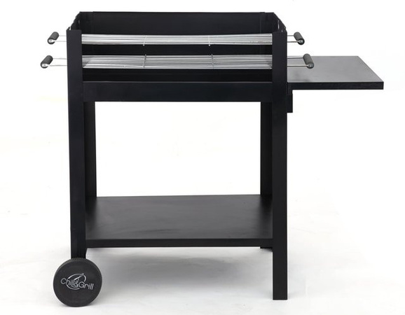 Tepro Lambada Chill&Grill Holzkohlegrill in Schwarz mit verchromten Grillrosten