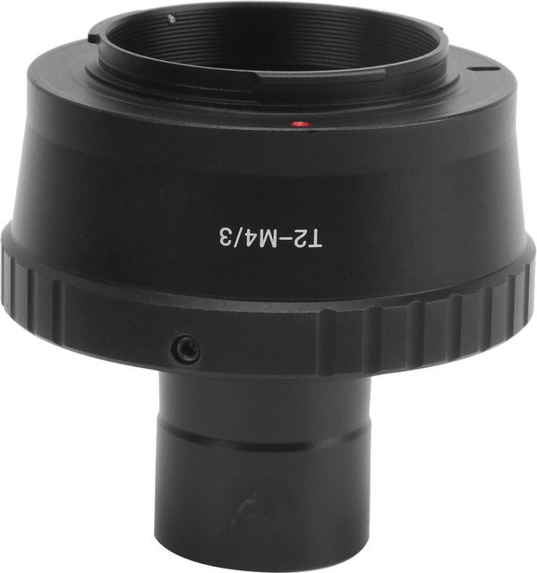 Koogeelife T-Mount zu T2-M43 Adapter für Olympus M43 Kameras, Schwarz - Bild 1