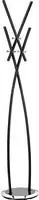 ALCO Garderobenständer Schwarz mit 6 Haken aus Metall B/T/H: 37 x 37 x 182 cm - Bild 1