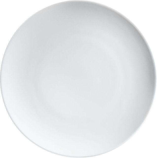 VEGA Optimus Speiseteller aus Porzellan, weiß, rund, Durchmesser: 28 cm, 6er Pack - Bild 1