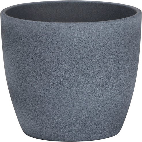 Scheurich Übertopf Stone aus Keramik in Grau, Durchmesser: 25 cm, Höhe: 22,5 cm - Bild 1