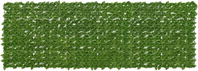 vidaXL Balkonsichtschutz als künstliche Hecke in Grün und Gelb, B: 300 cm, H: 100 cm - Bild 1