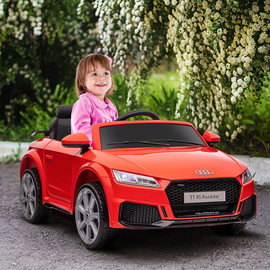 HOMCOM Kinderelektroauto, Kinderfahrzeug, mit Fernbedienung, MP3, Rot, ab 3 Jahre - Bild 2