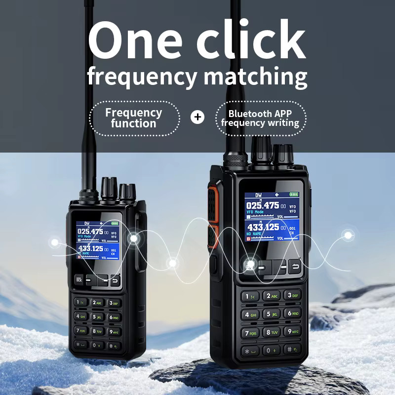 SHJ H28Y Handfunkgerät HF in Schwarz mit 10 W Leistung, 960 Kanälen und Bluetooth-Funkprogrammierung - Bild 3