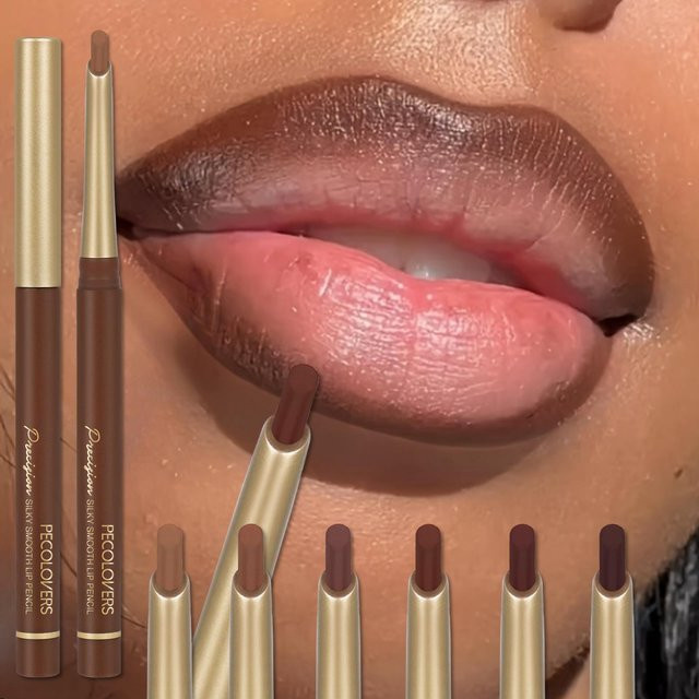 PECOLOVERS Lipliner, Matt, nackter brauner, 6 Farben - Bild 1
